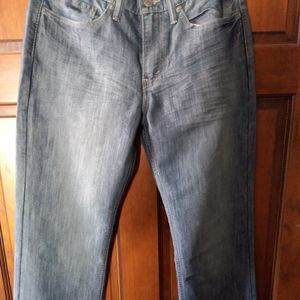 Levis Flex Mens 514 Straight Fit Jeans Size 31x32 - NWT Bluish Silver colorway.